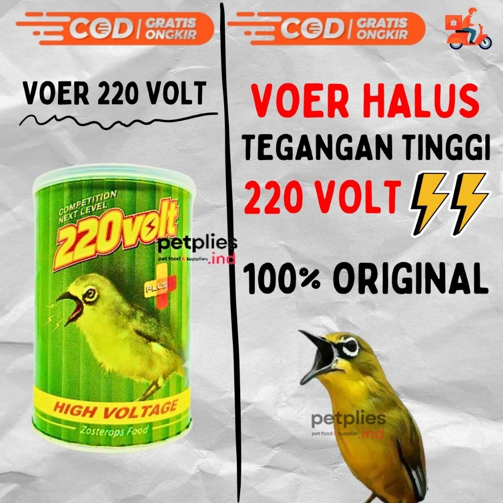 220 VOLT pakan burung pleci Pakan Pleci Next Level 220 volt High Voltage Zosterops Food voer halus d