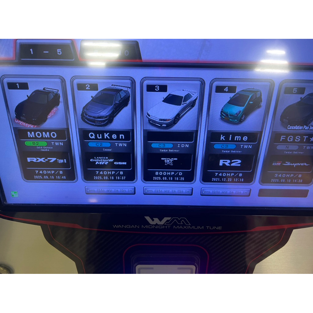 data banapassport wmmt 6rr ada fulltuned ticket (1 mobil bebas langsung 840 hp)