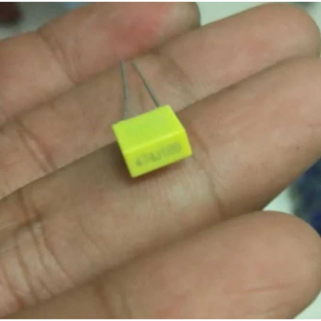 RI0949 kapasitor capacitor mkm 470nf 470 nf 474 474j 474j100 100v 100volt by PCM LTC GLODOK