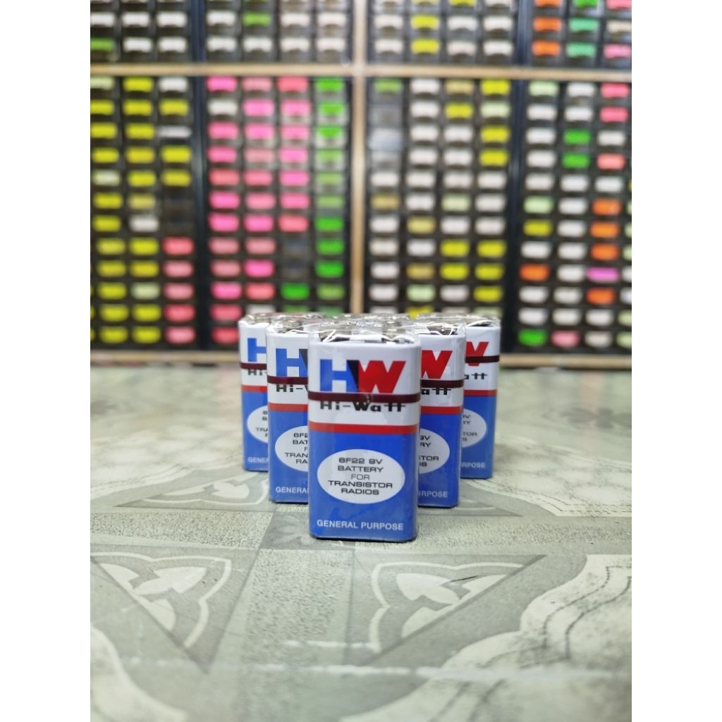 baterai 9v batre 9volt kotak HW