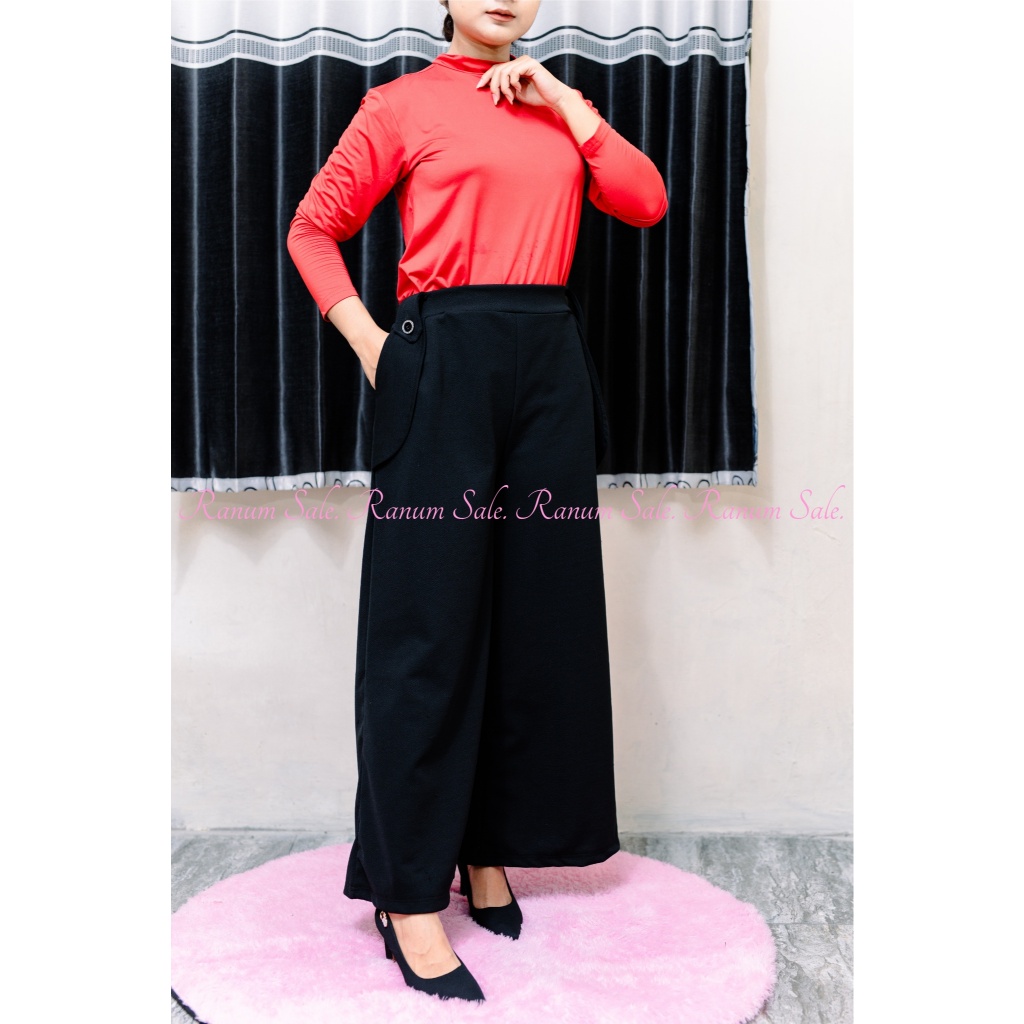 Celana Kulot Soraya Terbaru Bahan Moscrepe Premium