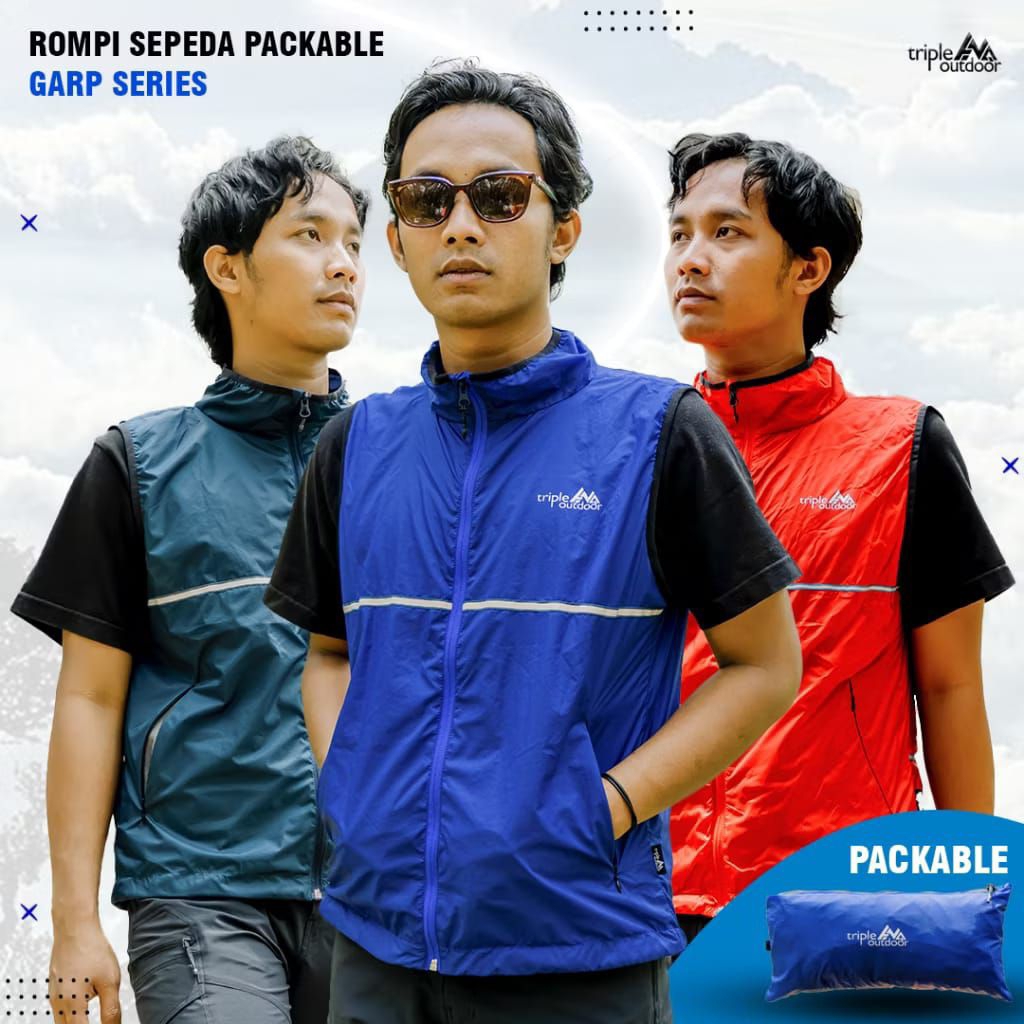Triple Outdoor Packable VEST GARP Series