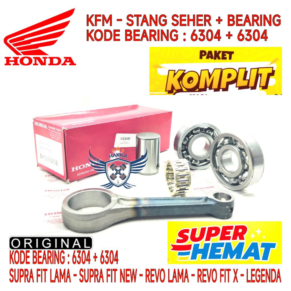 KFM ORIGINAL STANG SEHER + BEARING HONDA SUPRA FIT LAMA, STANG SEHER HONDA SUPRA FIT NEW, STANG SEHE