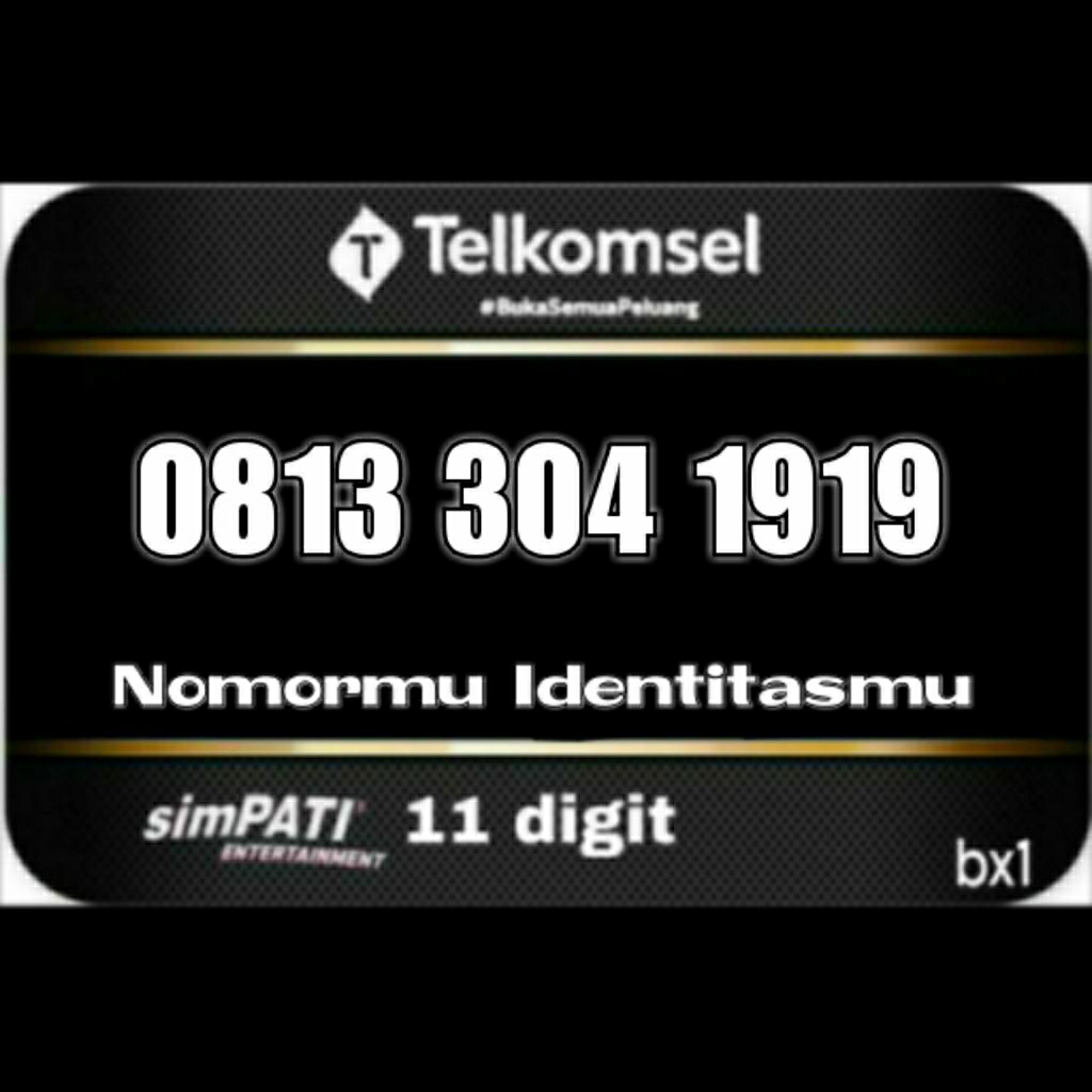 SIMPATI 11 DIGIT NOMOR CANTIK SERI ABAB 1919