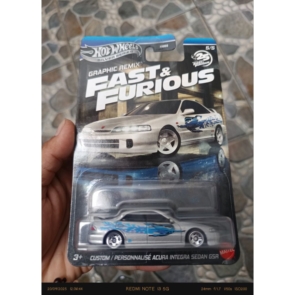 Hot Wheels Premium Acura Integra Sedan GSR Fast and Furious