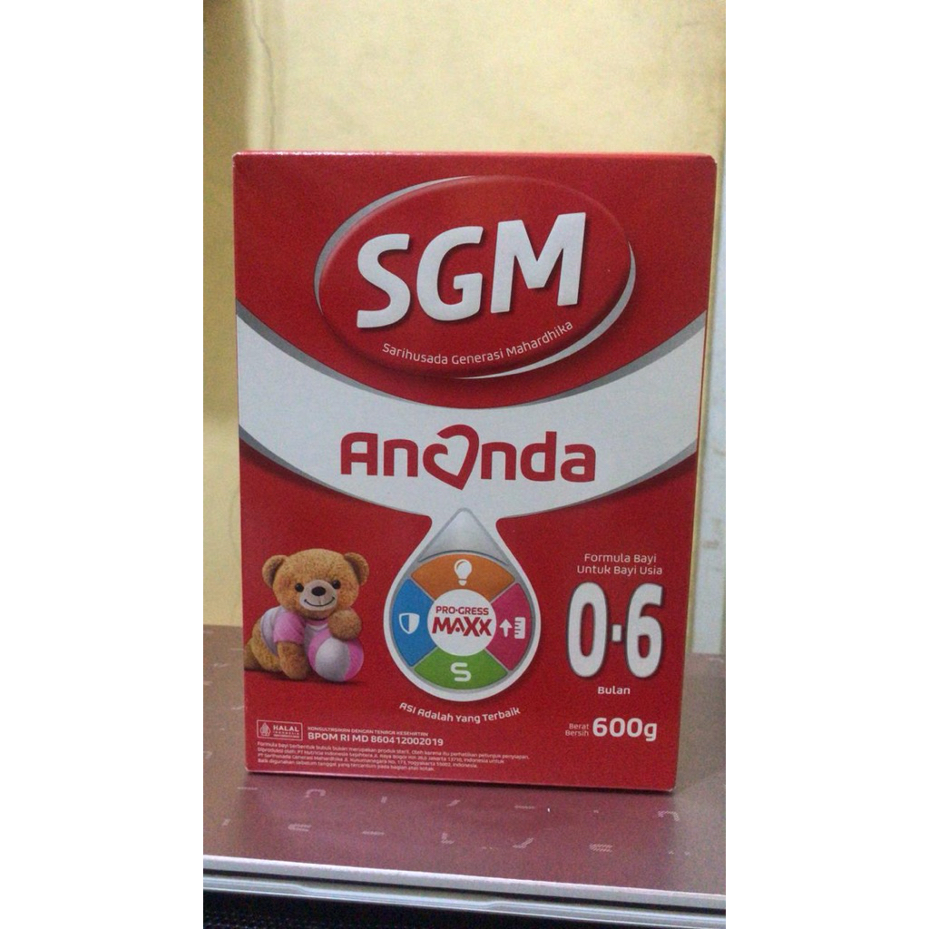 (PROMO AMBYAR) SGM Ananda 1 (0-6 Bulan)/2 (6-12 Bulan) 600 gr - Susu Formula Bayi Bubuk Termurah