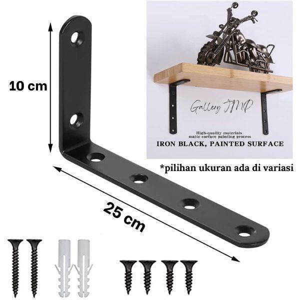 Siku Rak Dinding Besi / Siku Rak L Dinding