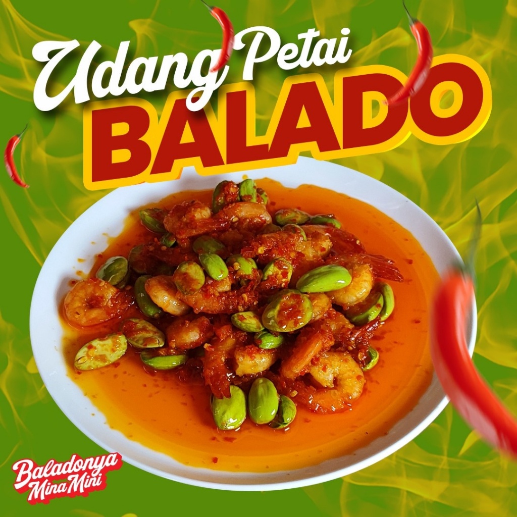 

UDANG PETAI BALADO - SIAP SAJI - BISA PORSI RAMEAN