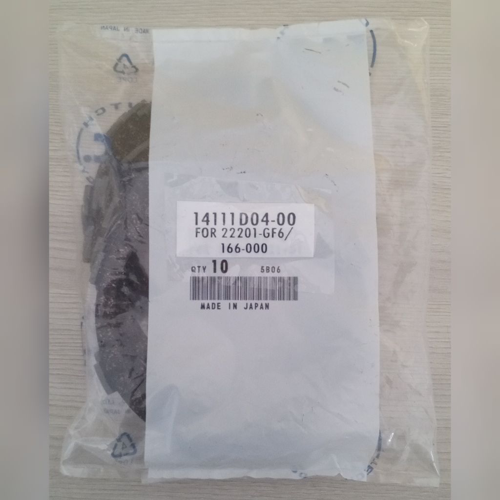 FCC 100% ORI JAPAN 11D04 Kampas Kopling Honda Tiger/Grand/Astrea/Prima/Supra/Revo