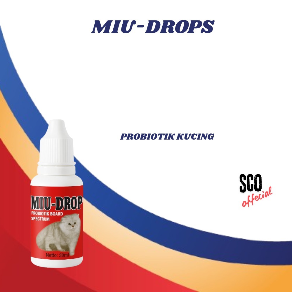 Miu Drop 30ml Antibiotik Kucing Obat Hewan Peliharaan