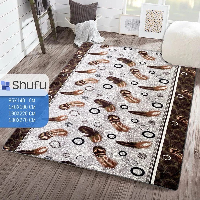UnikOfficial - Karpet Malaysia 95x140 cm Karpet Malaysia Minimalis Empuk