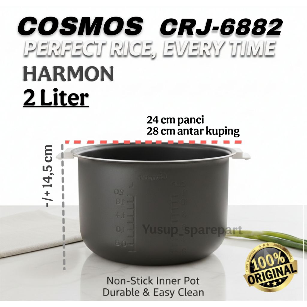 PANCI TEFLON MEJIKOM COSMOS CRJ-6882 2 LITER ORIGINAL