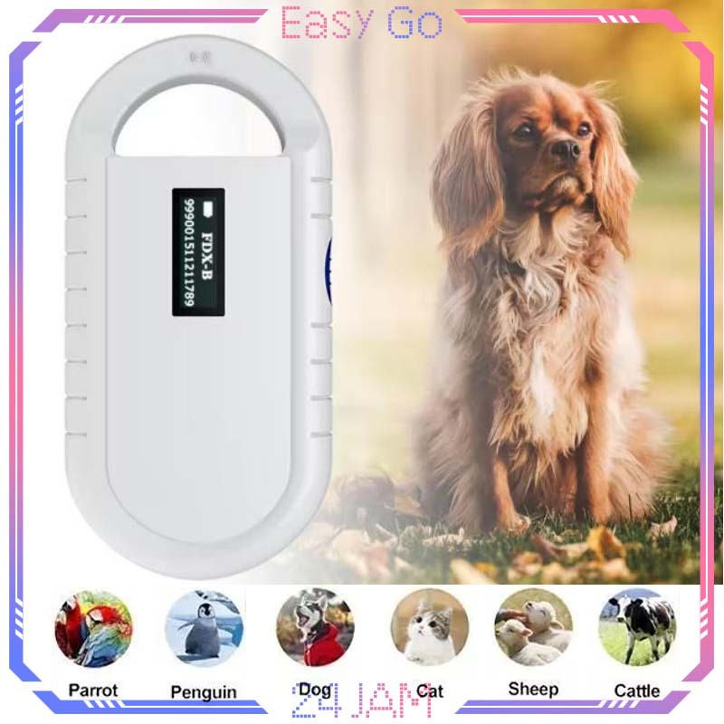 Pet Chip Reader Scanner Microchip Hewan Handheld Pembaca Microchip untuk Anjing Kucing RFID Animal M