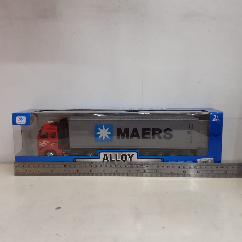 Mainan Diecast Container Truck