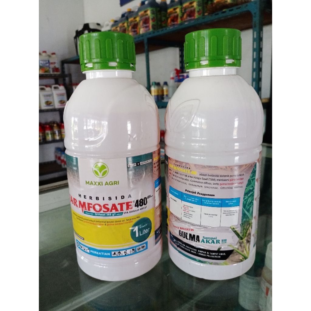 Herbisida FARMFOSATE 480 SL 1 Liter | Obat Pembasmi Gulma & Rumput Ampuh Sampai Akar – MAXXI AGRI