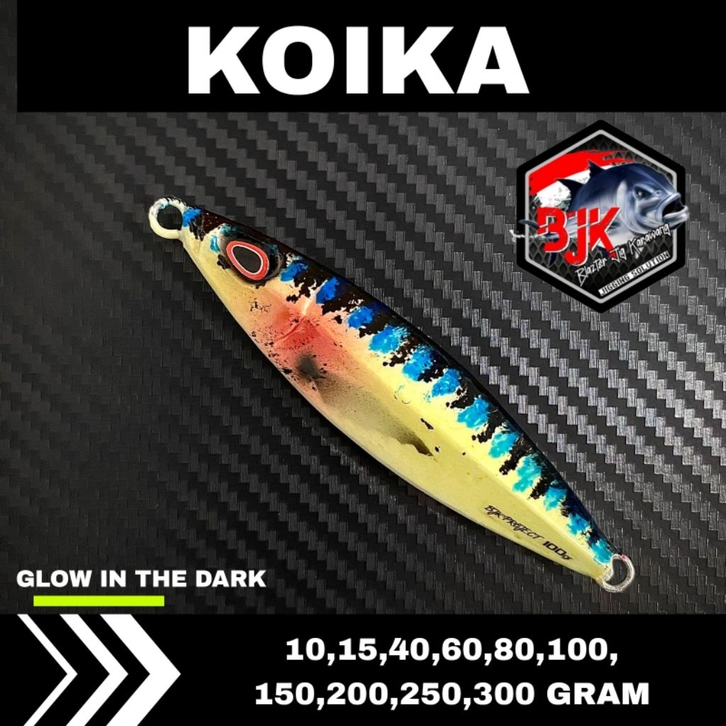 METAL JIG KOIKA 3D 10g s/d 300g UMPAN PANCING BJK