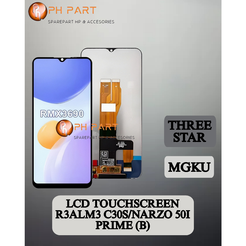 PULAUHP_VIN Lcd  & Touchscreen RLME C30S / NRZO 50I PRIME