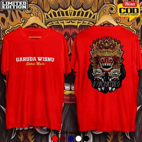 KAOS Jumantoro Barongan GWSM Garuda Wisnu KAOS DISTRO Jumantoro Barongan GWSM Garuda Wisnu PRIA WANI