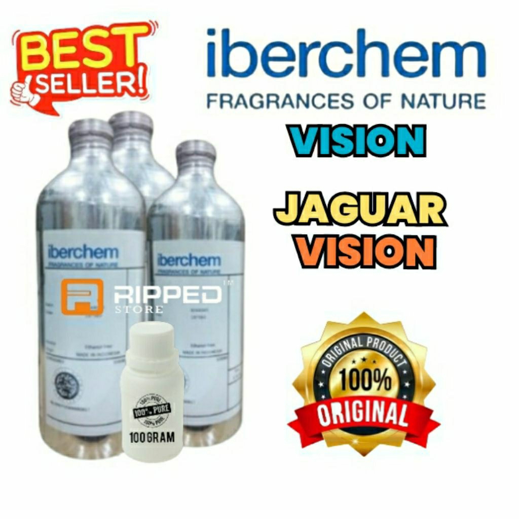 (100ML) Bibit Parfum Murni Vision | Jaguar Vision | By Original Iberchem