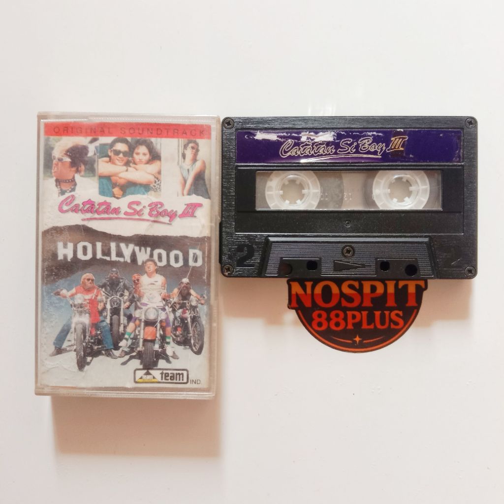 kaset lawas SOUNDTRACK CATATAN SI.BOY III (TEAM) D112,