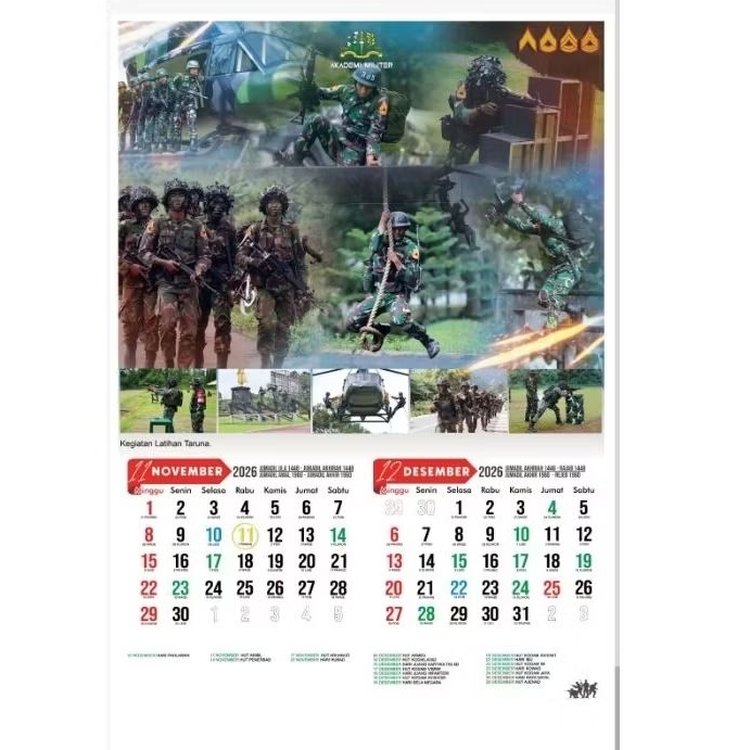 Kalender Akmil 2026
