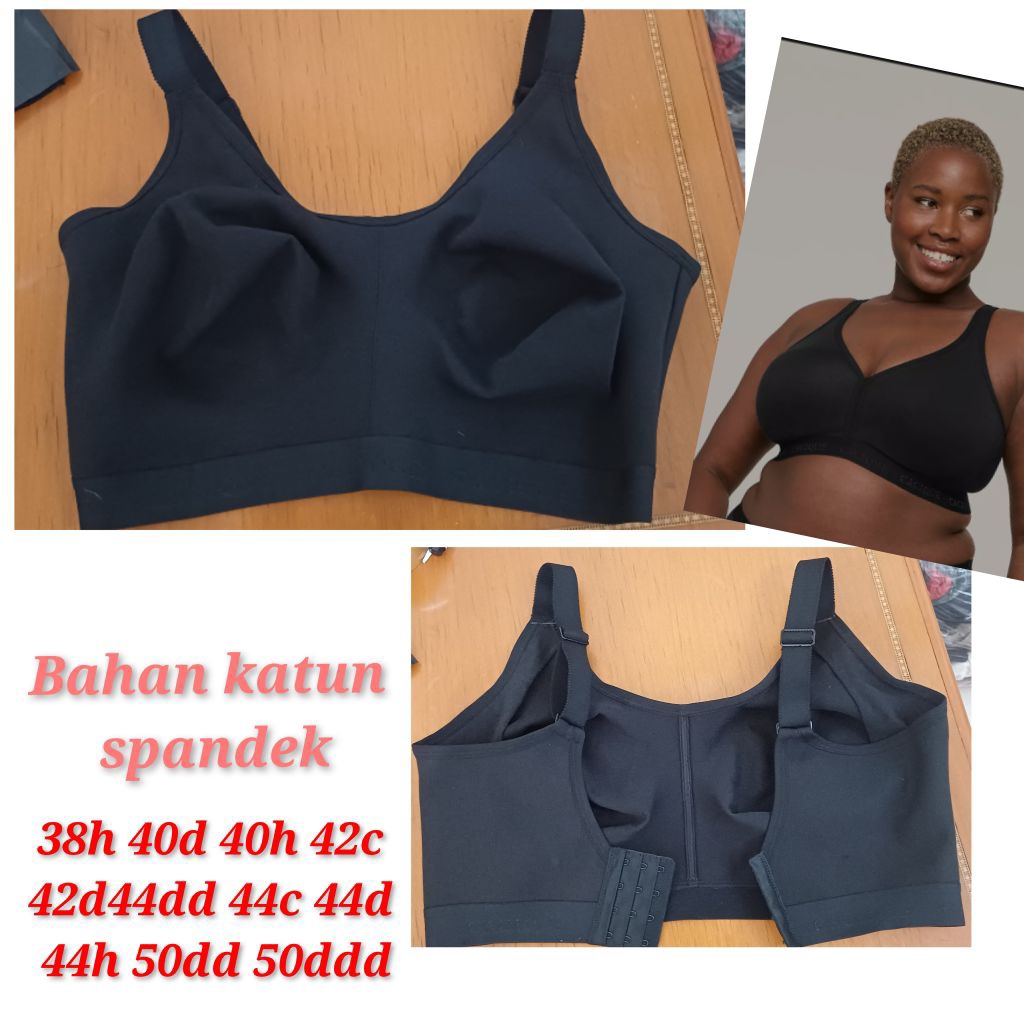 bra 50f 48d 48c  46F 46dd 44F  tanpa kawat tanpa busa