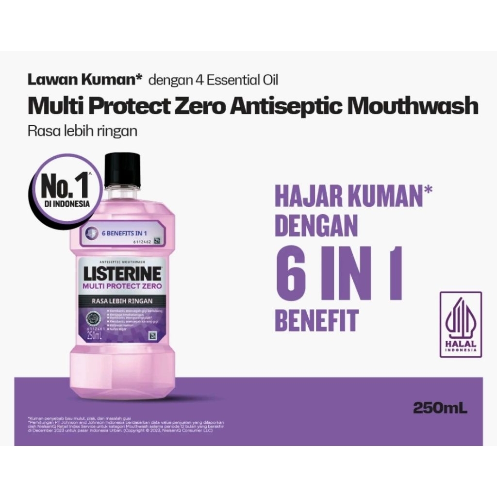 Listerine Multi Protect Zero 250 ML