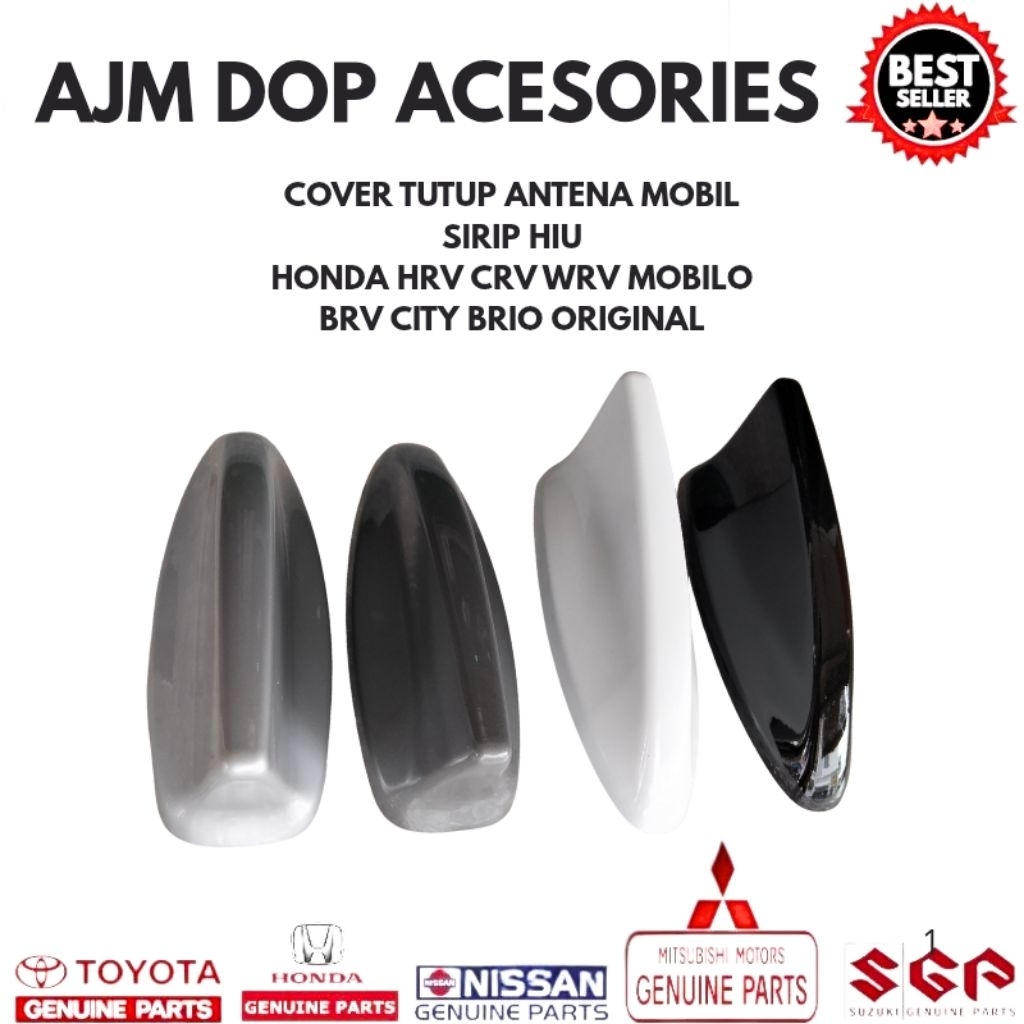 tutup antena sirip hiu mobil honda BRV HRV CRV WRV MOBILIO CITY BRIO ORIGINAL