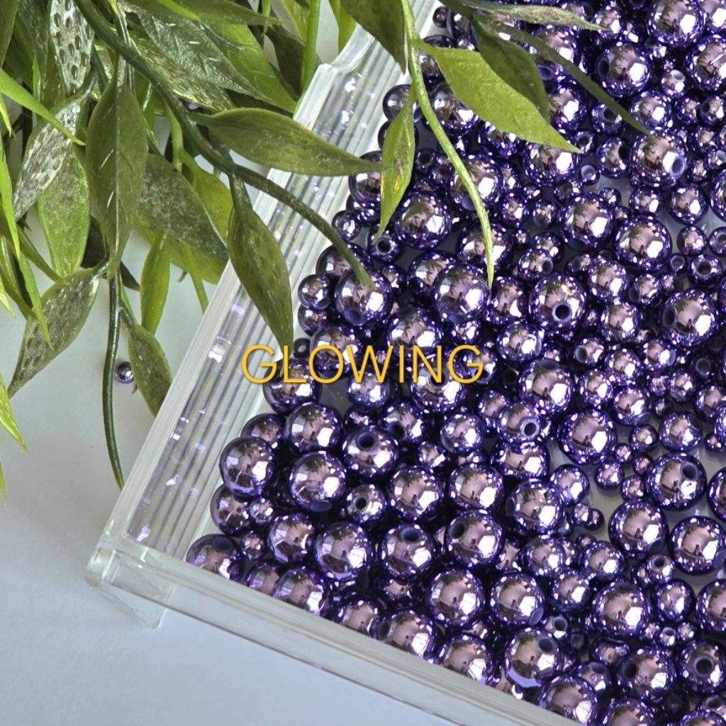 1.PON (450.gram) MUTIARA JEPANG, MUTIARA METALIK JEPANG 3mm