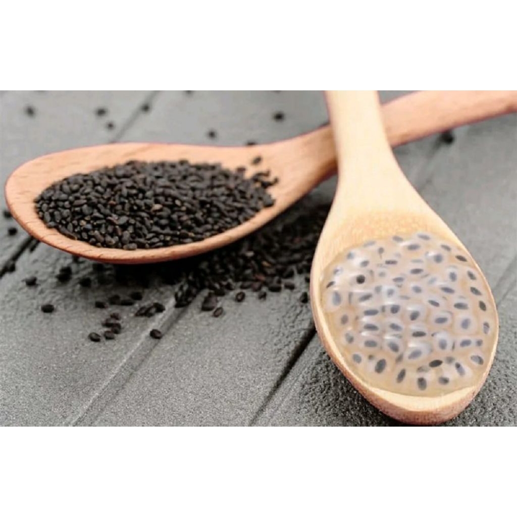 BIJI SELASIH 50Gram - Basil Seed - Selasih - Campuran Es