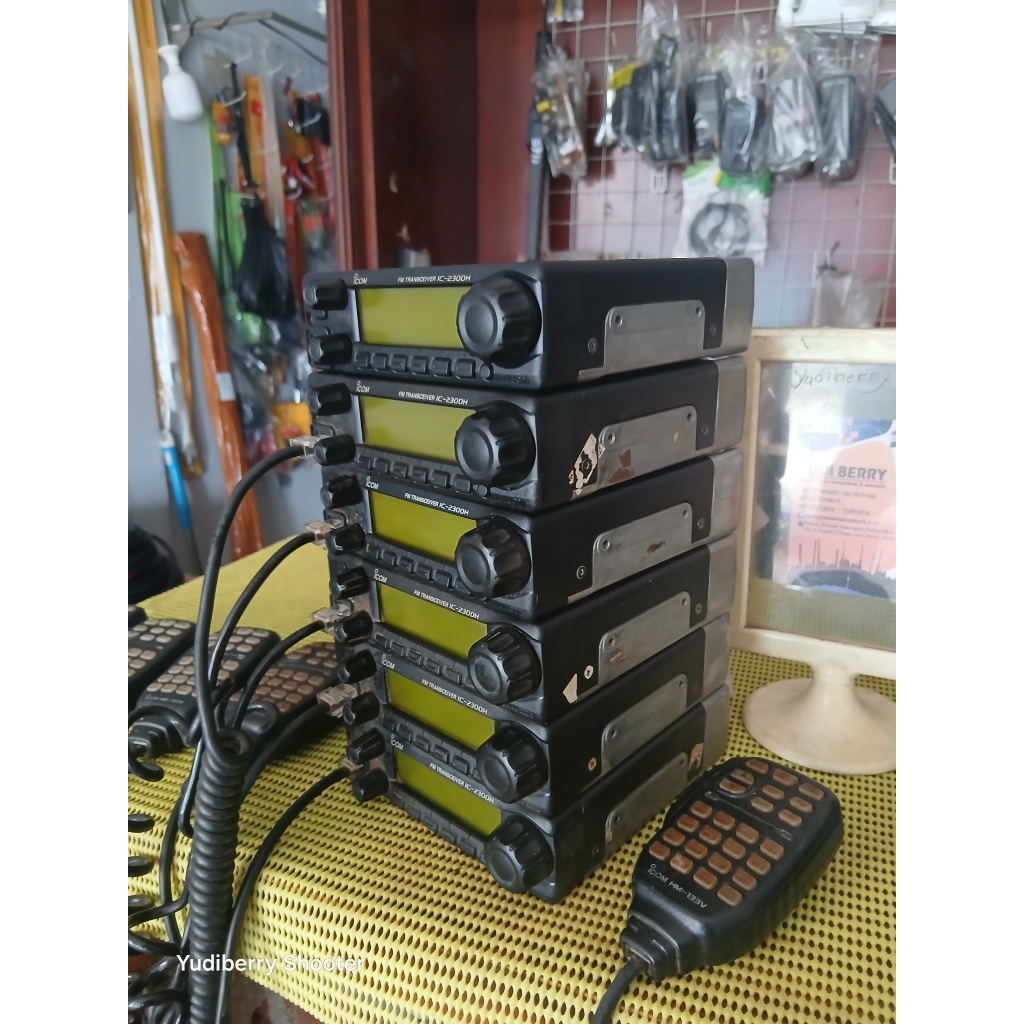 ICOM IC2300 ORI VHF ICOM 2300 ASLI POWER 65W TX MADE IN JAPAN  ICOM IC-2300 H BUKAN KW