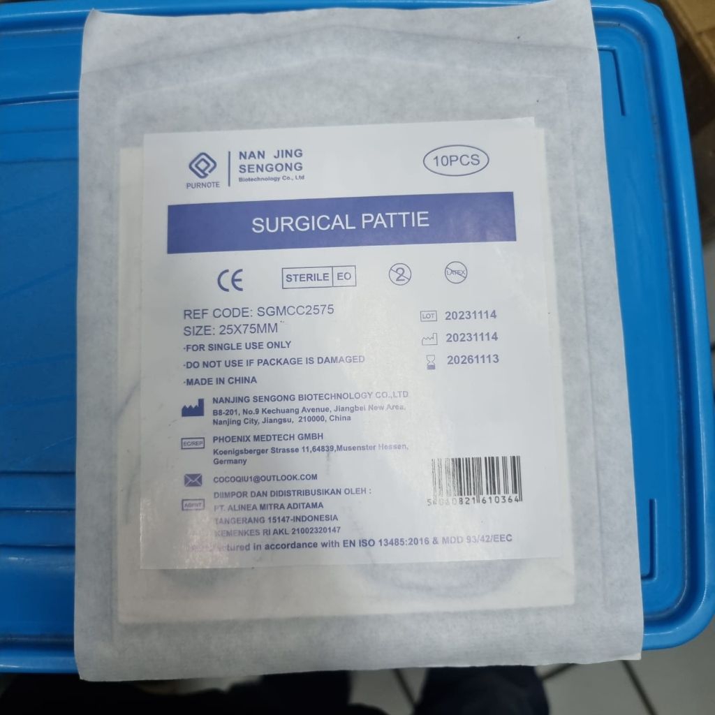 surgical pattie per 1buah