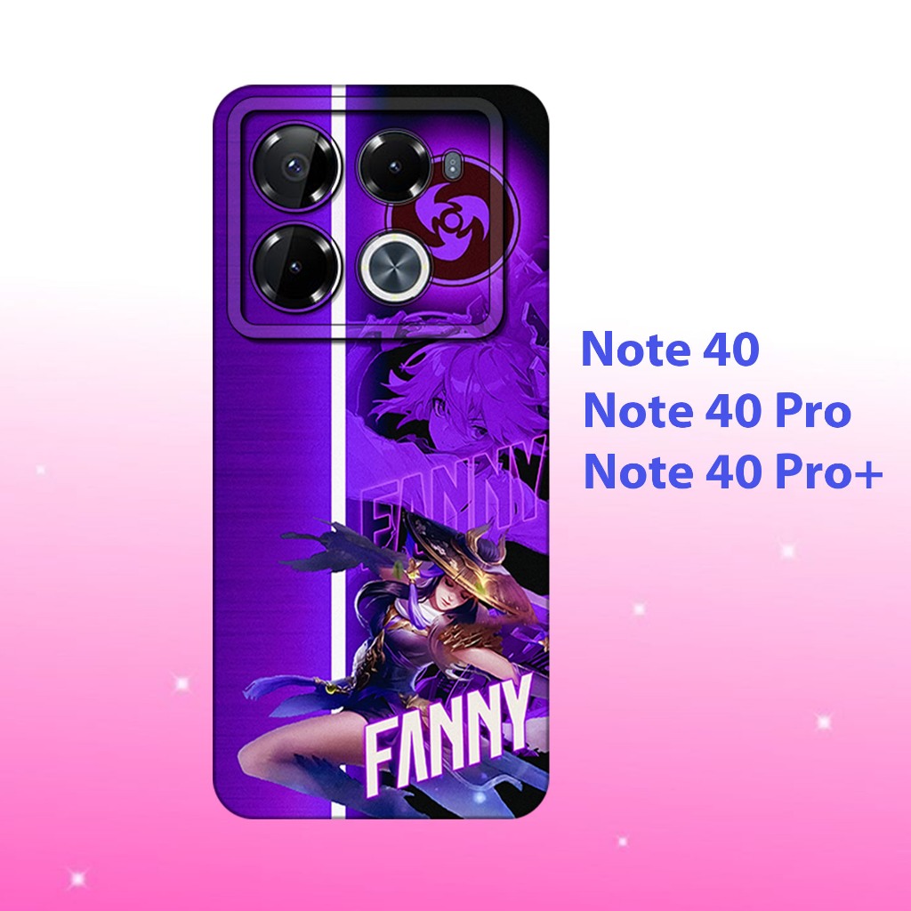 Softcase infinix Note 40 ,infinix Note 40S ,infinix Note 40 Pro ,infinix Note 40 Pro Plus -casing Hp