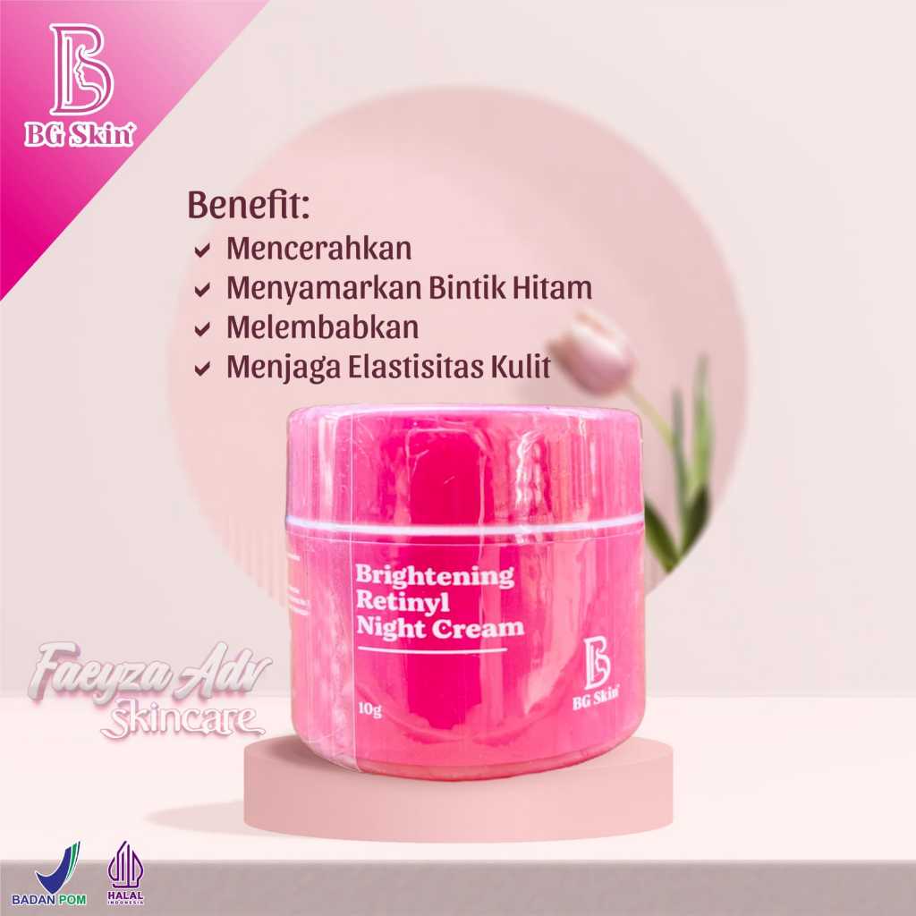 Bg skin cream malam  flek Retinyl  Ultimate Rejuve Radiance