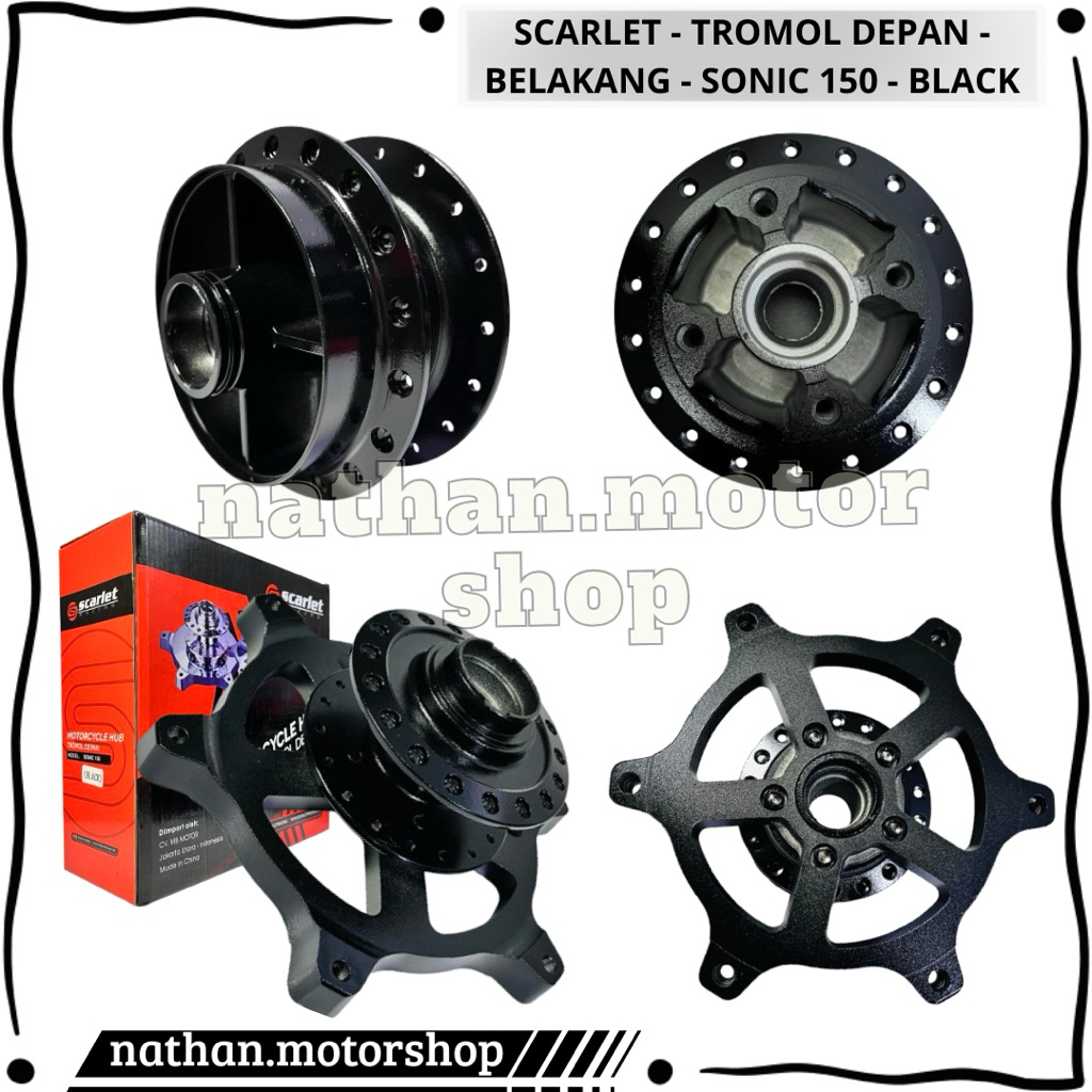 TROMOL SONIC SONIC150R SEPASANG DEPAN BELAKANG