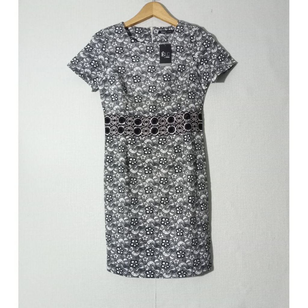 Eprise - Dress Bunga Abu Size S