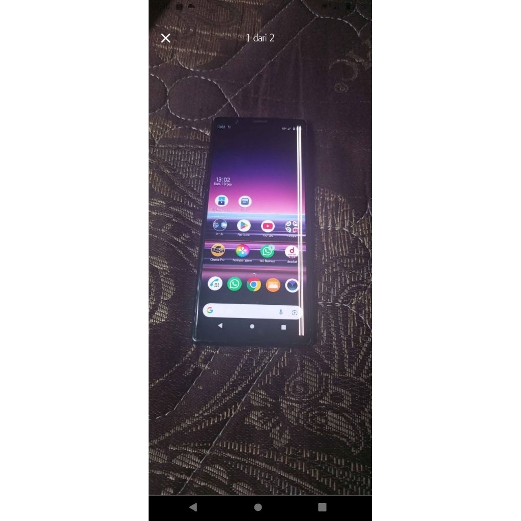 Sony xperia 5 minusan