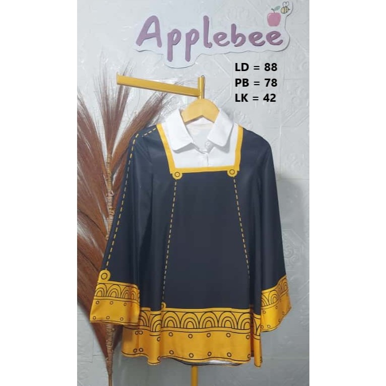 KEMEJA BLUS SILK TUNIK VINTAGE