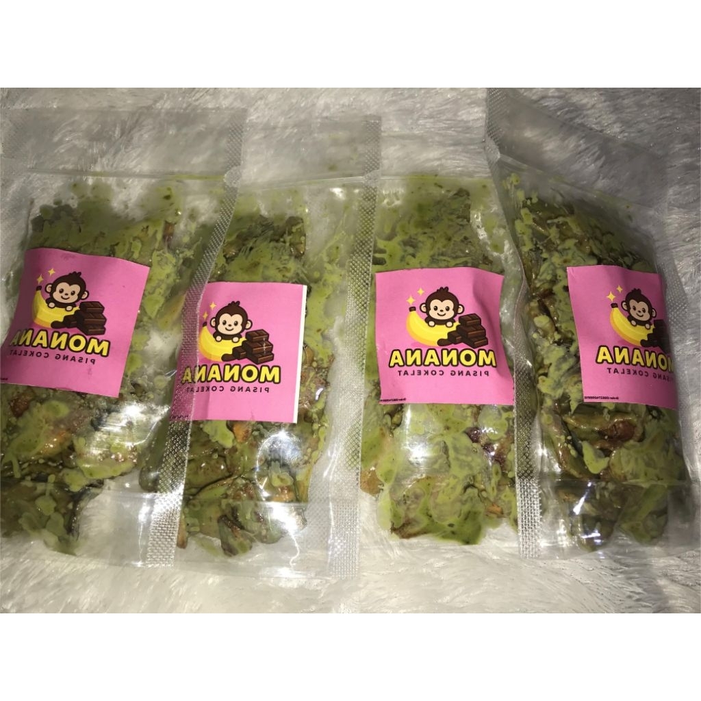 

keripik pisang lumer matcha monana/keripik pisang/pisanglumer