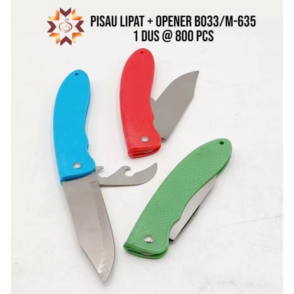[1 PCS] PISAU LIPAT BAHAN TEBAL || PISAU LIPAT WARNA || PISAU SUPER TAJAM