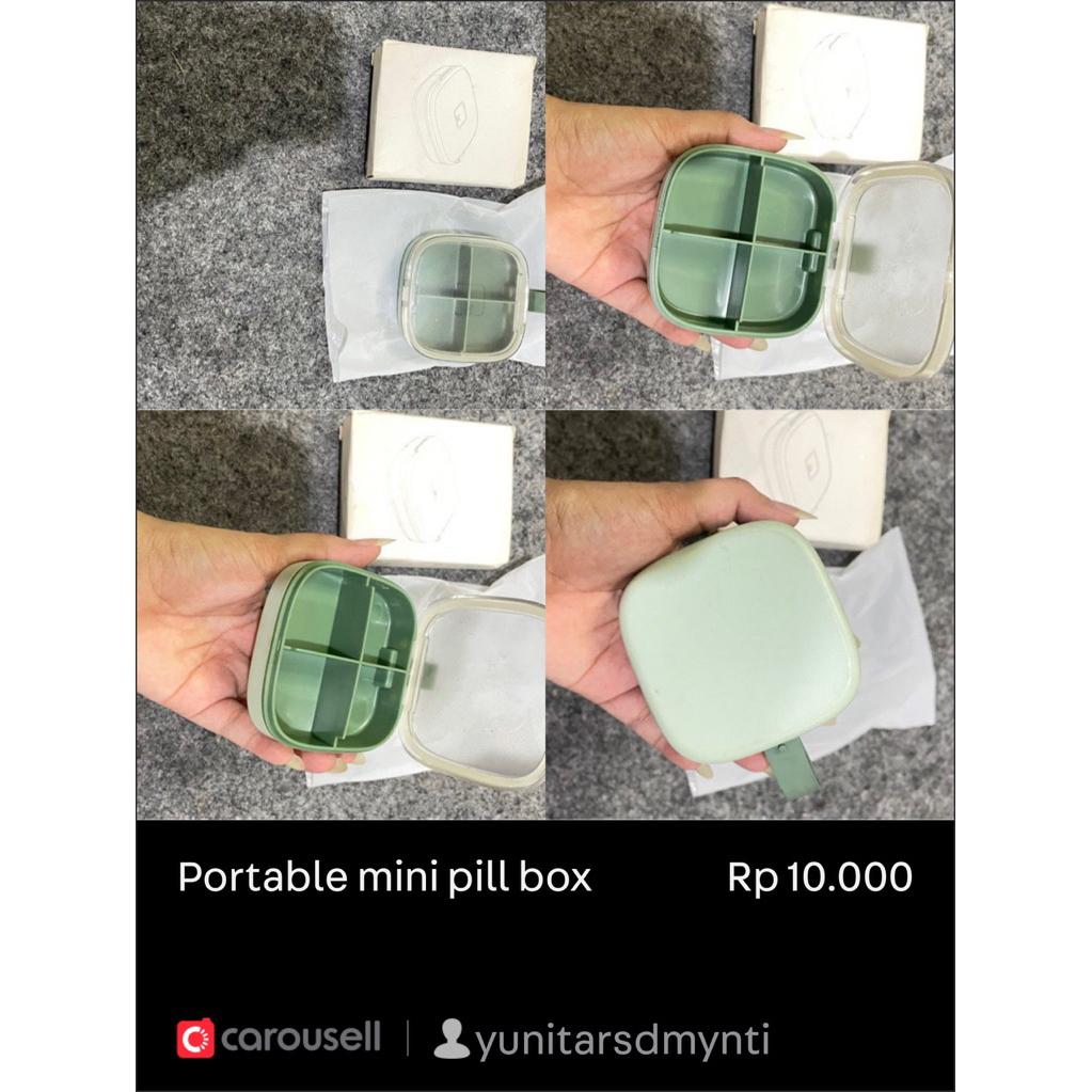 portable mini pill box