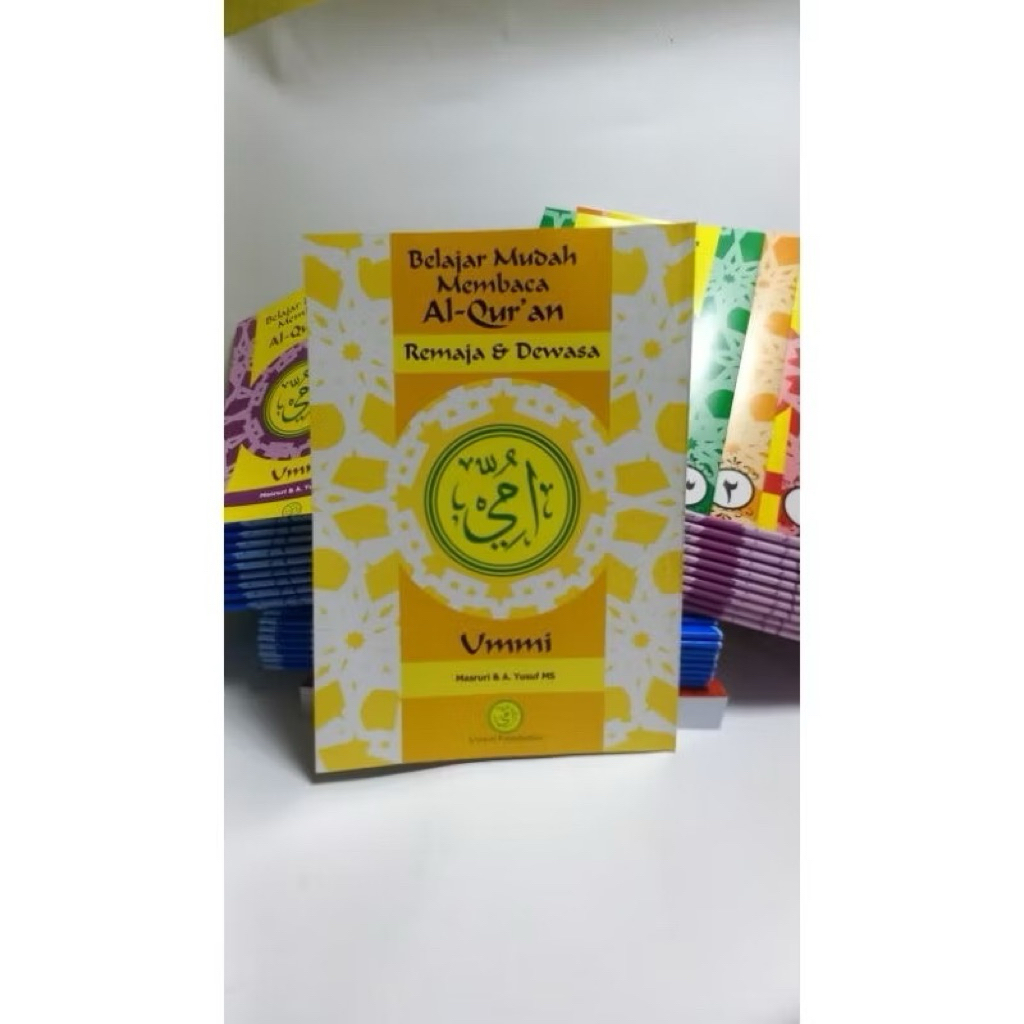 Buku jilid metode ummi dewasa / remaja 1 buku 3 jilid bukan jiplak an 100% original