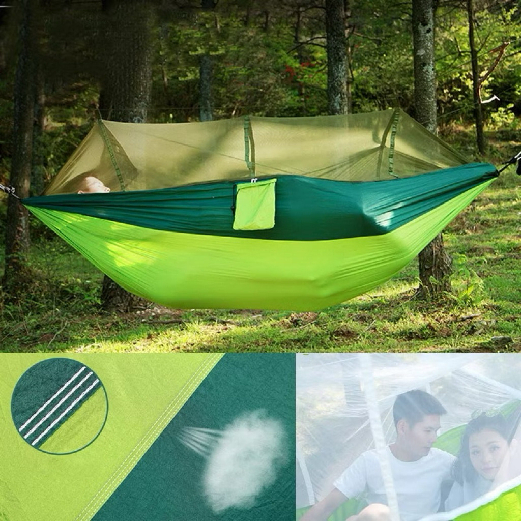 Hammock kelambu / Ayunan Gunung ayunan santai / ayunan anti serangga / hammock ayunan kelambu / hamm