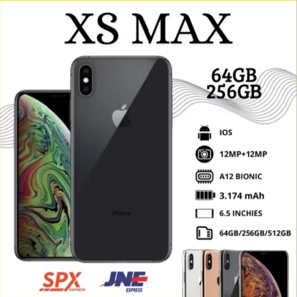 second iPhone xs max inter 64gb wifi only