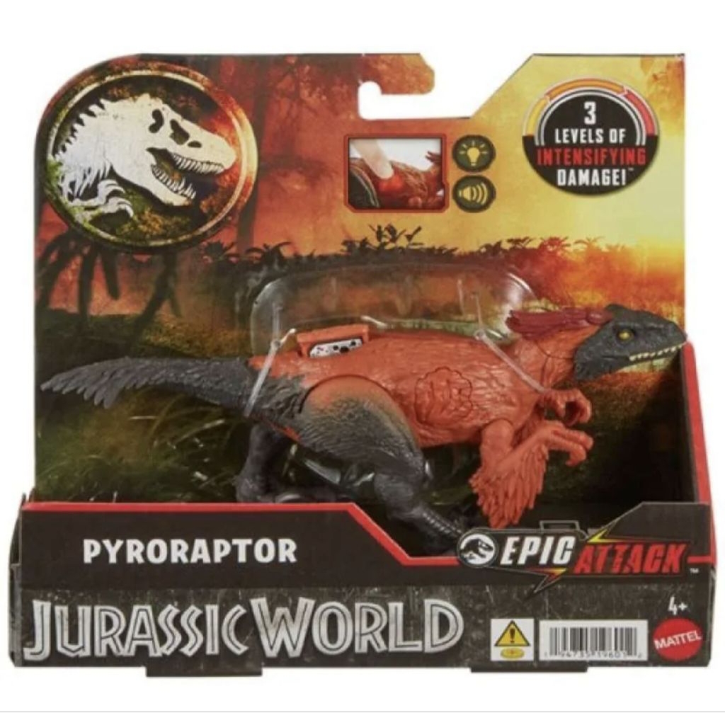 Jurassic World Epic Attack Pyroraptor Original