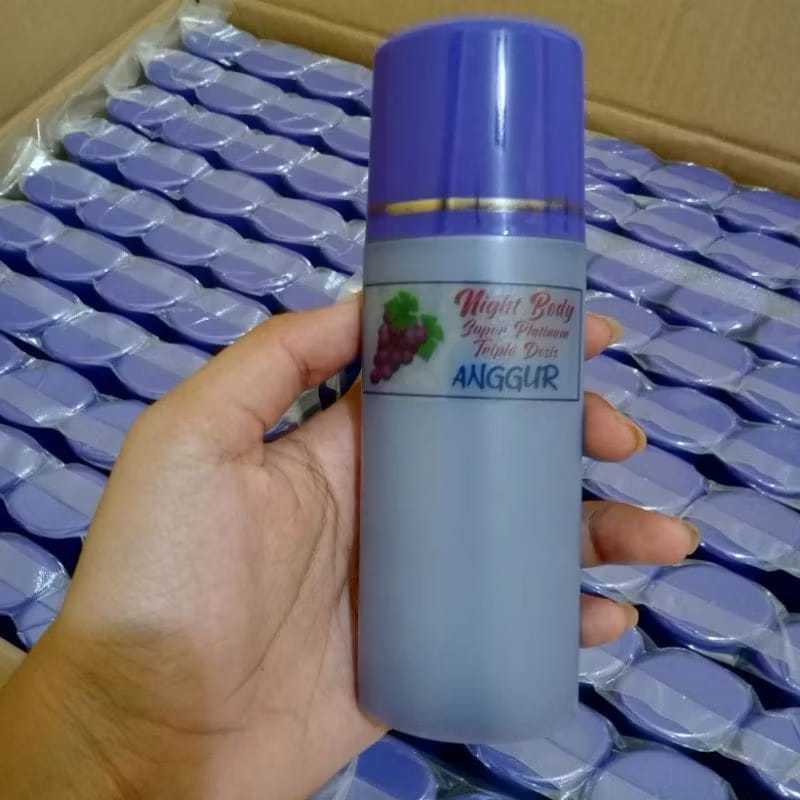 PROMO HB Body Whitening Tripel Dosis Anggur || HB Tripel Dosis Whitening Ungu Anggur Original