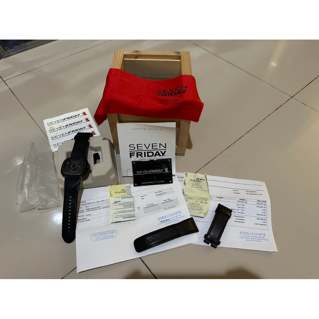 Jam Tangan Seven Friday P2/02 Preloved Original Bukan kw/palsu