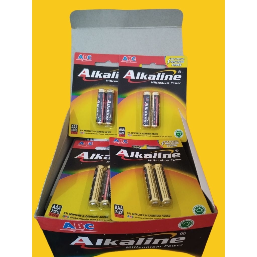 Baterai ABC Alkaline AAA Isi 2 pcs / Batre ABC A3 Alkaline / Battery ABC Alkaline