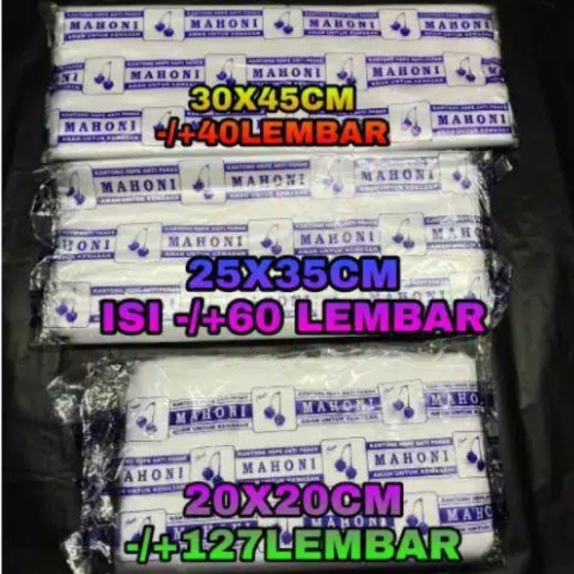 Plastik Tatakan Plastik Alas Makanan Nasi Mie 20x20 25x35 30x45 Tahan Panas Alas Sterofoam Box Dus
