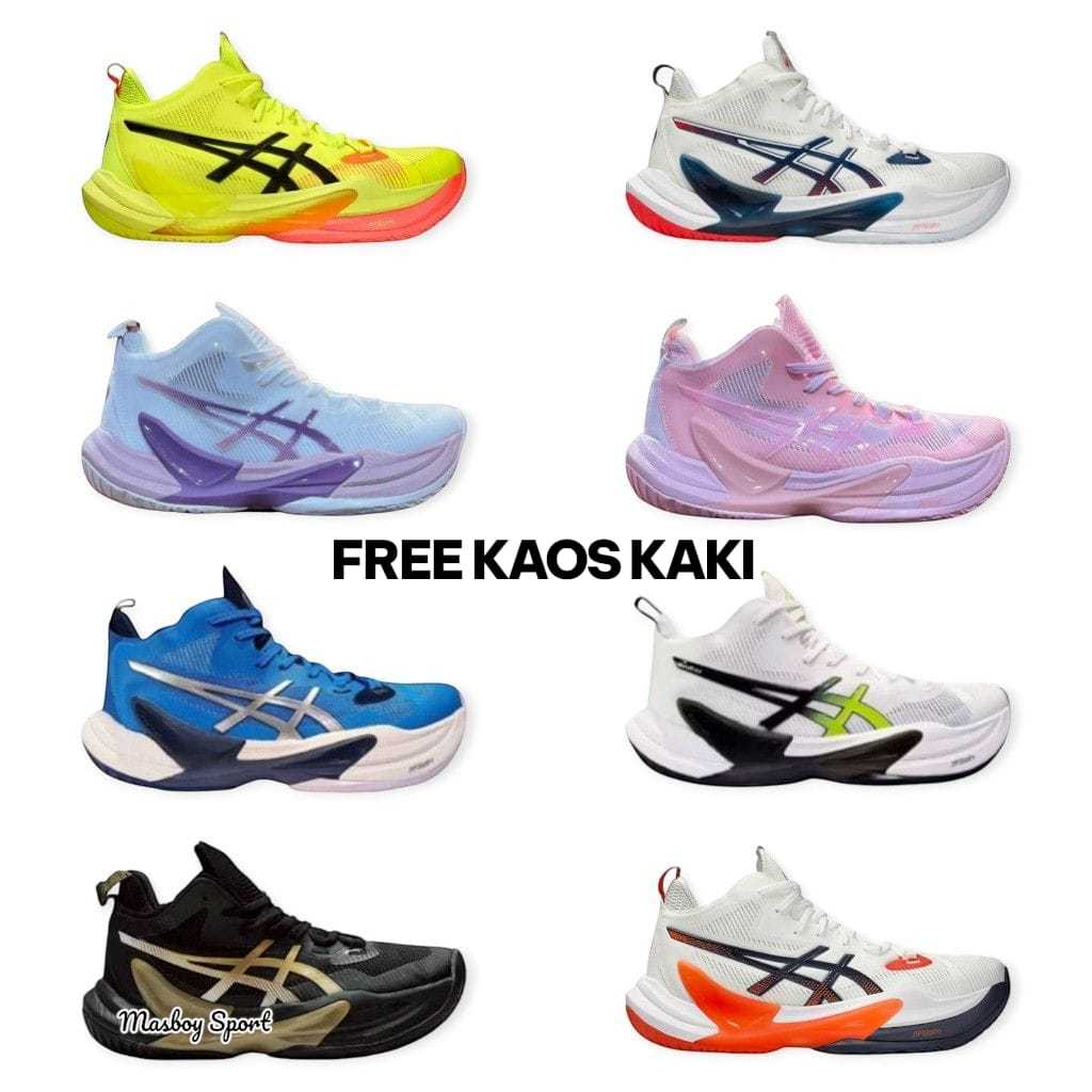 Sepatu Olahraga Voli Metarise 2 Grade Ori Terlaris / Sepatu Voli Terbaru Metarise Berdecit Bonus Kao